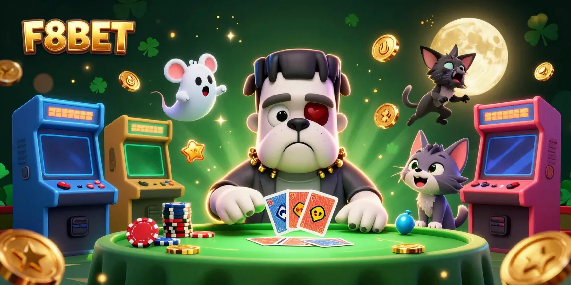 F8BET: Experience thrilling card games with a unique twist featuring dynamic cartoon characters.