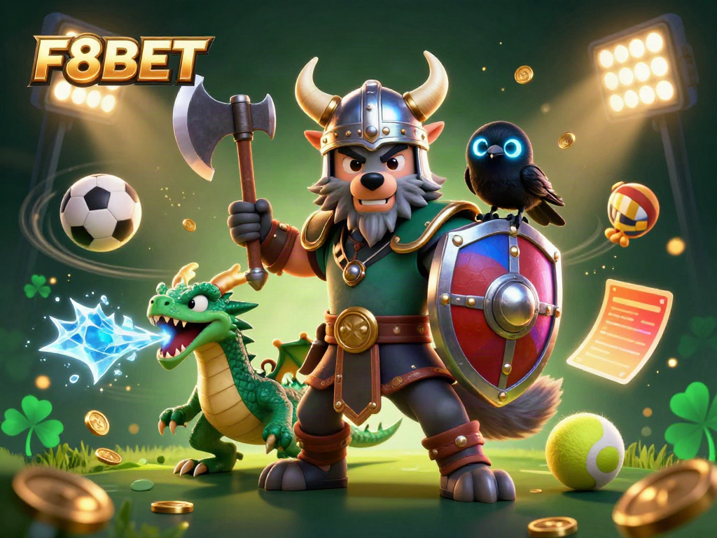 Experience thrilling moments with F8BET in a vibrant casino scene featuring engaging game elements.