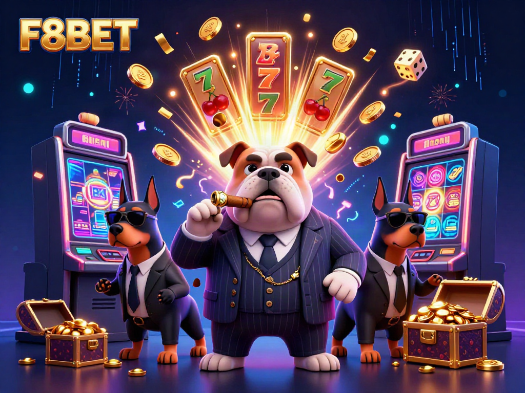 Experience thrilling gameplay at F8BET casino with 3D cartoon characters and exciting jackpot action.