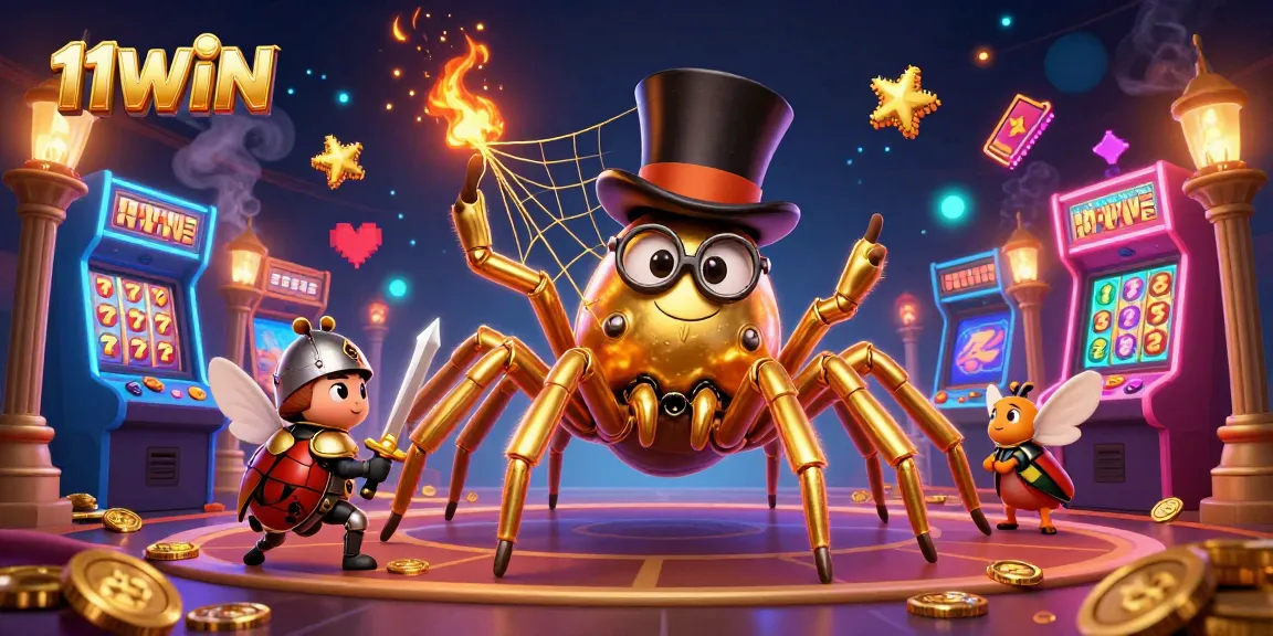 Experience thrilling gameplay at 11WIN with iconic casino features and vibrant characters in action.