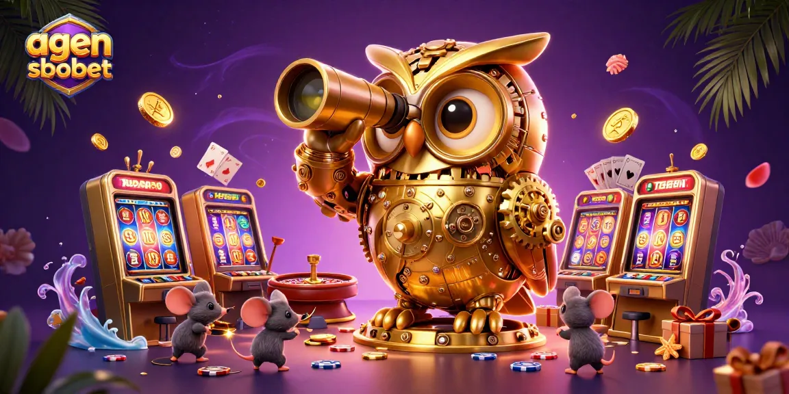 Place winning bets at agen sbobet while enjoying a captivating casino scene with dynamic characters.
