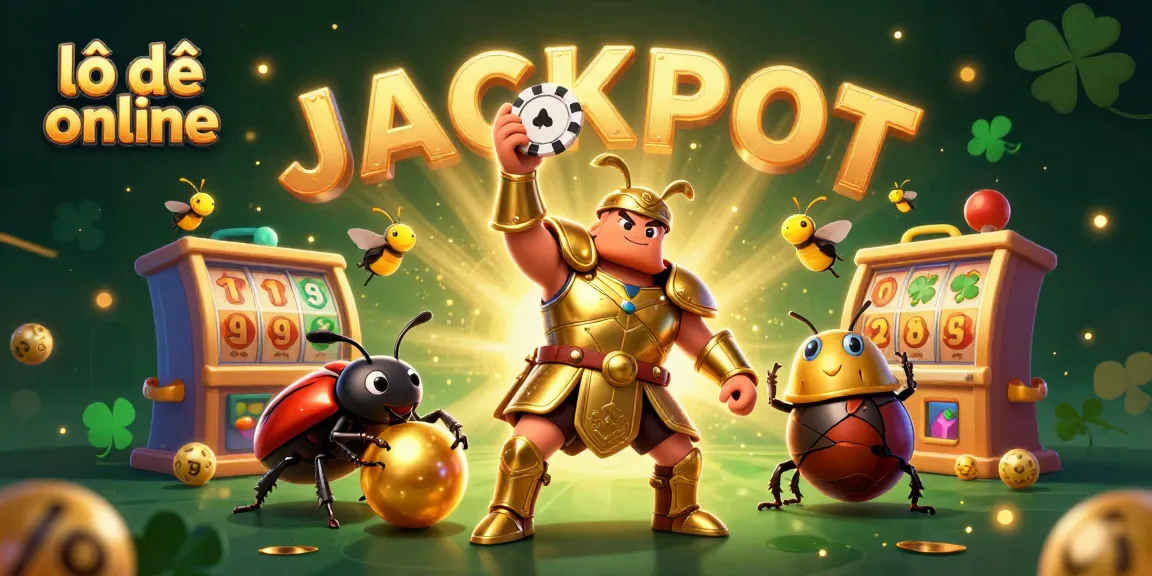 Win big with lô đề online in this vibrant 3D illustration showcasing lucky symbols.
