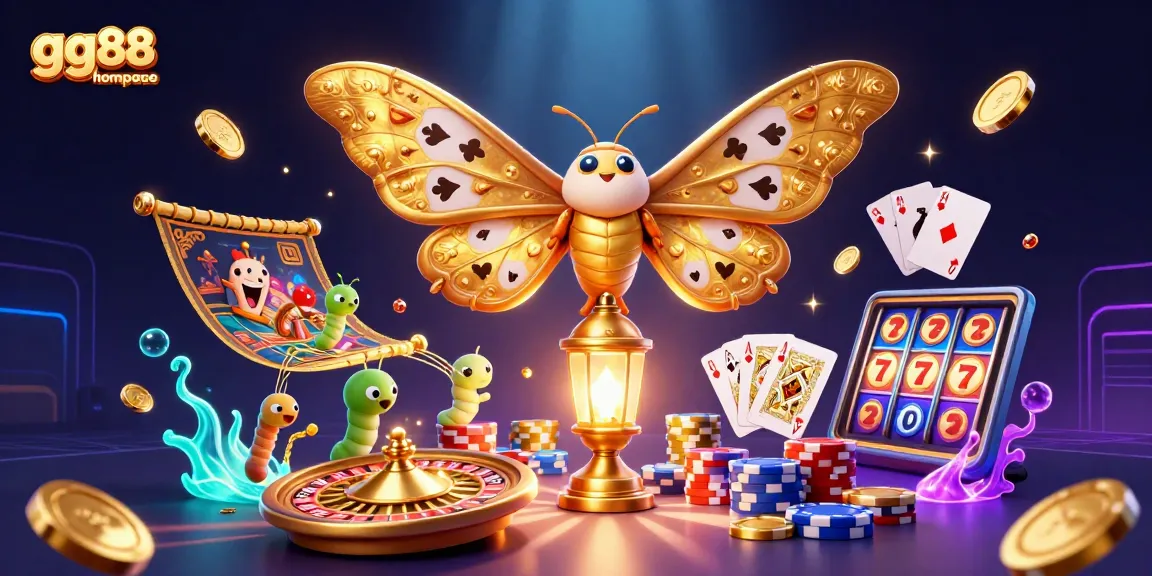Experience gaming excitement with the gg88 homepage featuring a vibrant casino scene.
